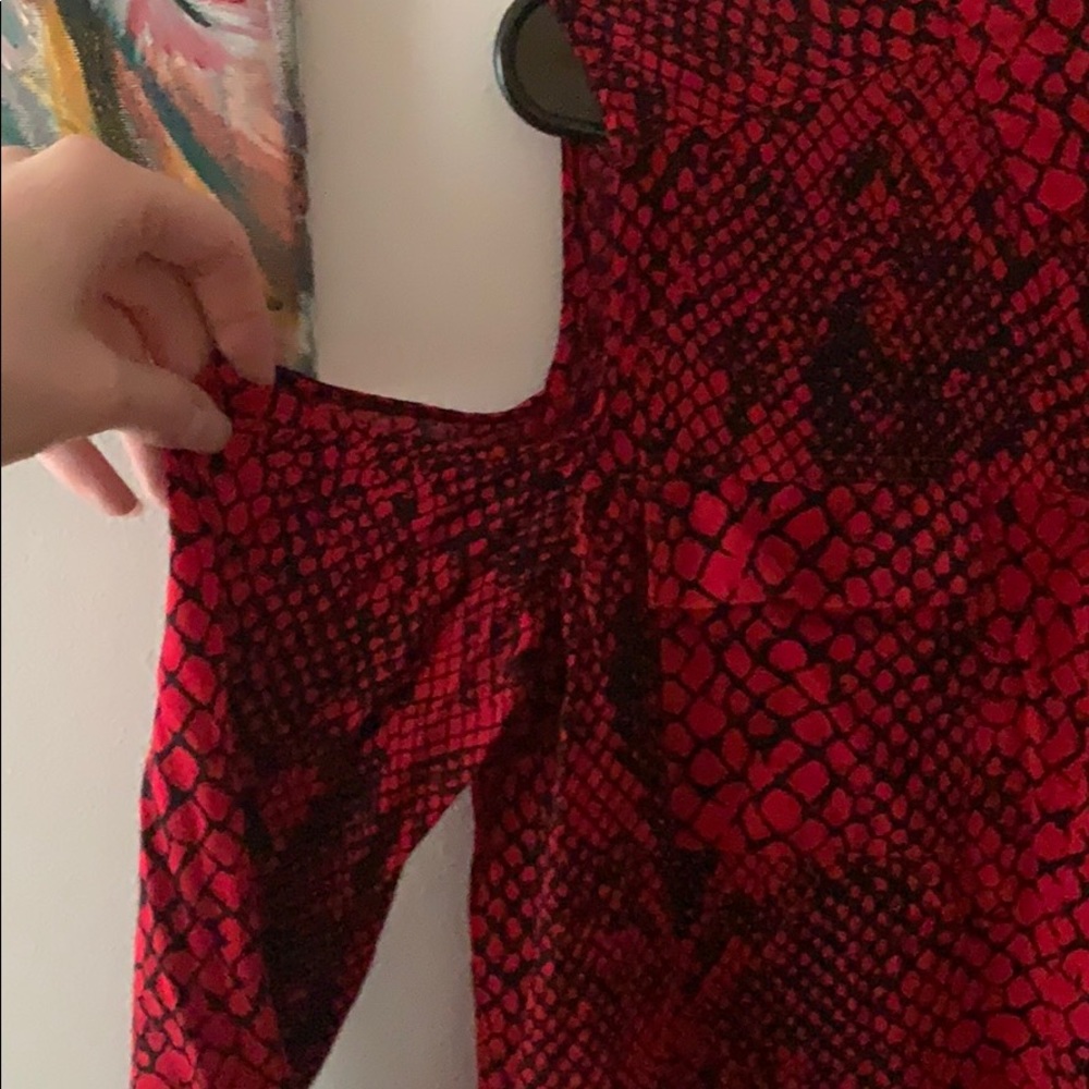 ANA snakeskin print button down - Picture 2 of 8